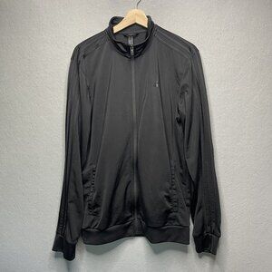 Adidas Primegreen 3 Stripe Mens Black Track Jacket Zip-Up M